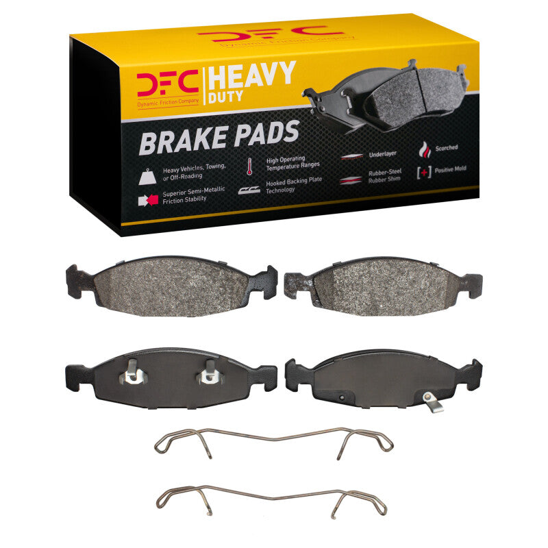 DFC HD Brake Pads and Hardware Kit (FRONT): Jeep Grand Cherokee (99-02)
