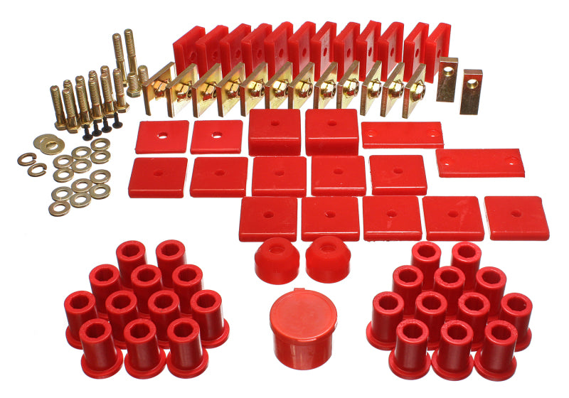 Energy Suspension 8.18105R Hyper-Flex Bushing Kit For 64-78 Toyota Land Cruiser