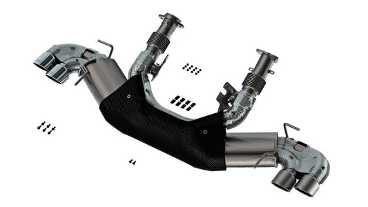 Borla 3in ATAK Catback Exhaust | Chevrolet Corvette 6.2L V8 (20-23) Bright Chrome Tips