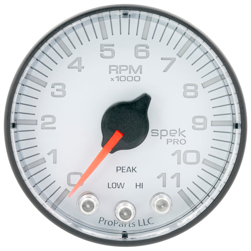 Autometer Spek-Pro 2 & 1/16" Tachometer w/ Shift Light 11K RPM