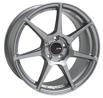 (set of 4) Enkei TFR Storm Gray | 18x8.5" +38mm | 5x114.3mm Wheels