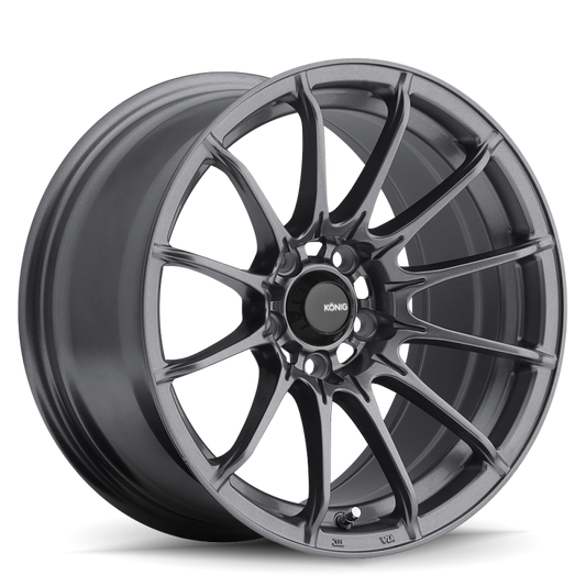 Konig Dial In Matte Grey | 15x9" +35mm | 4x100mm Wheel