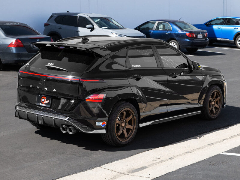 aFe Takeda 2-1/2in 304 Stainless Steel Axle-Back Exhaust w/ Black Tip Hyundai Kona 24-26 L4-1.6L (t)