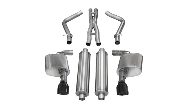 CORSA Xtreme / 2.75 in Cat-Back Single 4.5 in Tips | 2012-2014 Charger, 300 6.4L (14464)