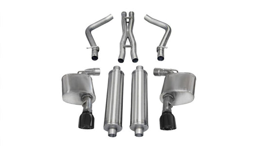 CORSA Xtreme / 2.75 in Cat-Back Single 4.5 in Tips | 2012-2014 Charger, 300 6.4L (14464)