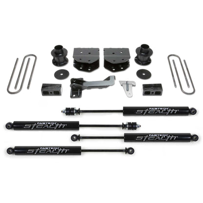 Fabtech 4in Budget Suspension System w/ Stealth | Ford F250/350/450 4WD 08-16 (K2160M)