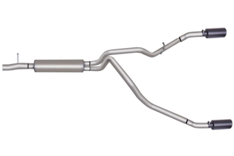 Gibson 2.5in Dual Split Cat-Back Exhaust | Ford F-250 Super Duty Lariat (16) (69129B)