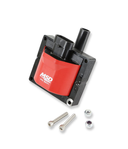 MSD 8231 Ignition Connector Coil, Red, Individual