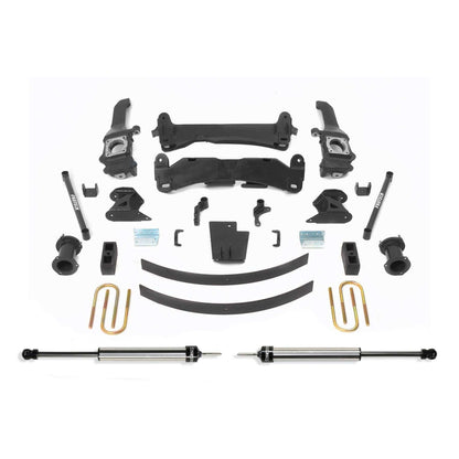Fabtech 6in Basic Suspension System w/ Rear Dual Load Shocks | Toyota Tacoma 4WD/2WD 6 Lug Models (05-14) (K7019DL)