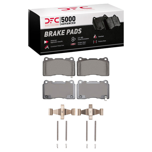DFC Subaru BRZ/86 Front Low Metallic Brake Pads & Hardware Kit | 00-21 (1551-1001-01)