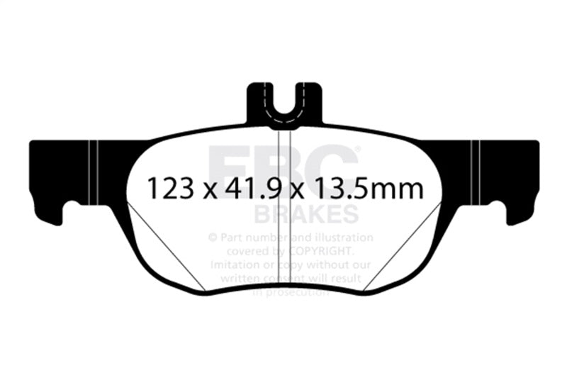 EBC Brakes DP42413R Yellowstuff Street & Track Brake Pads for 19-22 3/CX-30