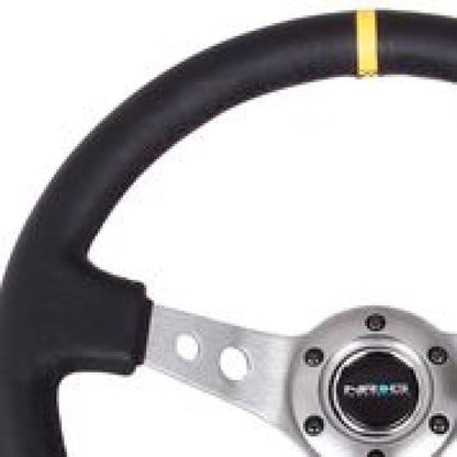 NRG RST-006 Sport Steering Wheels - 350mm x 3" Deep - Premium Leather