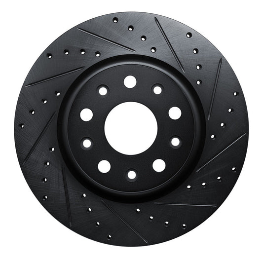 DFC D&S Black Brake Rotor (FRONT RIGHT): Jeep Wrangler 2018-25