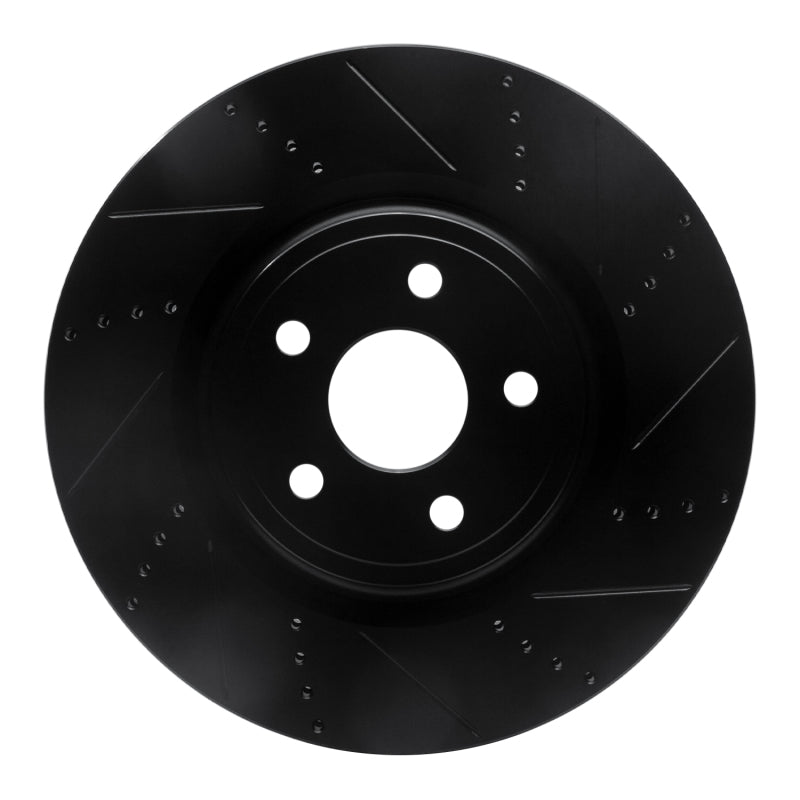 DFC D&S Black Brake Rotor (FRONT RIGHT): Dodge Durango (12-25)