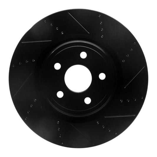 DFC D&S Black Brake Rotor (FRONT RIGHT): Dodge Durango (12-25)