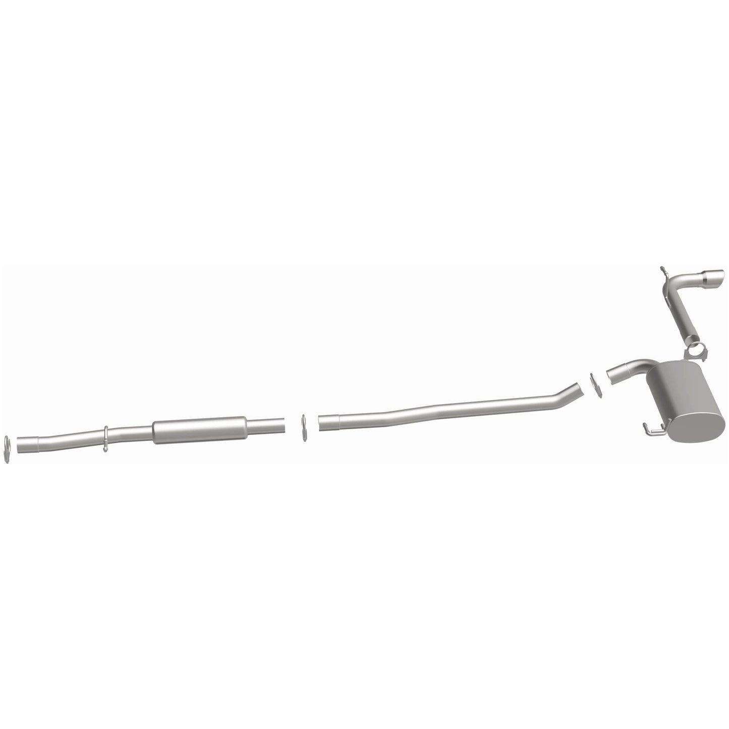 BRExhaust 2012-2017 Jeep Direct-Fit Replacement Exhaust System