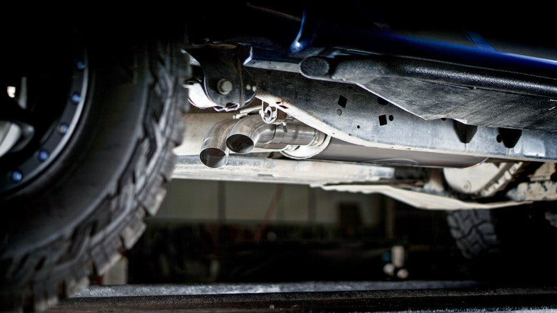 Stainless Works 3in X-Pipe Resonator Dump In Front Of Rear Axle | Ford F-150 Raptor (11-14) (FTR10CBDP)