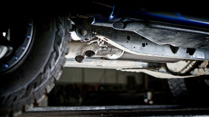 Stainless Works 3in X-Pipe Resonator Dump In Front Of Rear Axle | Ford F-150 Raptor (11-14) (FTR10CBDP)