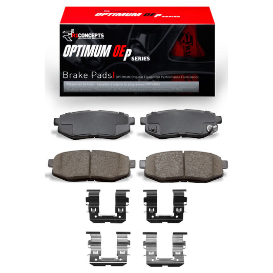 R1 06-25 Scion FR-S/ Subaru BRZ/ Toyota 86 Rear OE Pads & Hardware Kit (2551-1124-01)