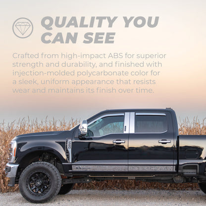 Putco Chrome Window Visors | Ram 1500 Crew Cab (19-20) (480071)