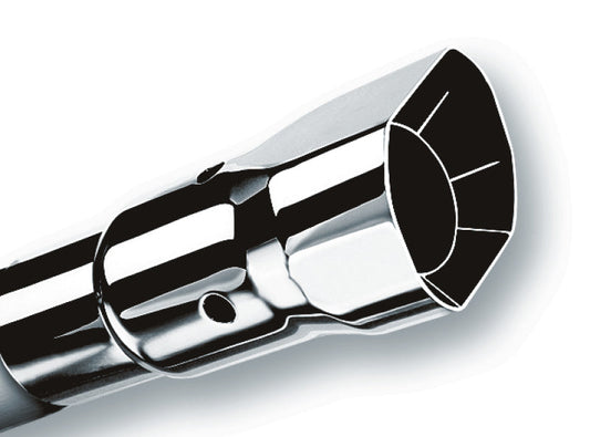 Borla 2.5in SS Single Square Angle-Cut Intercooled Tips | Universal (20132)