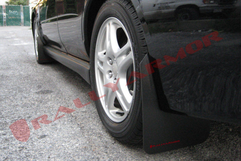 RallyArmor 02-07 Basic WRX/STI Mud flaps Black logo