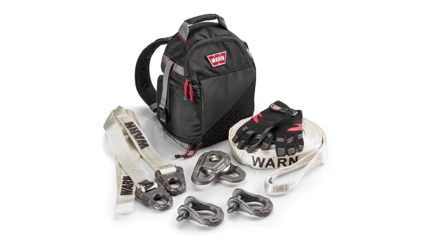 WARN 97565 Winch Winching Epic Recovery Kit Snatch Block Clevis D Shackle Strap