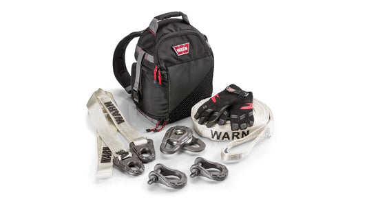 WARN 97565 Winch Winching Epic Recovery Kit Snatch Block Clevis D Shackle Strap