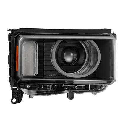AlphaRex 880899 LED Headlights Blk For Toyota LC 24-26