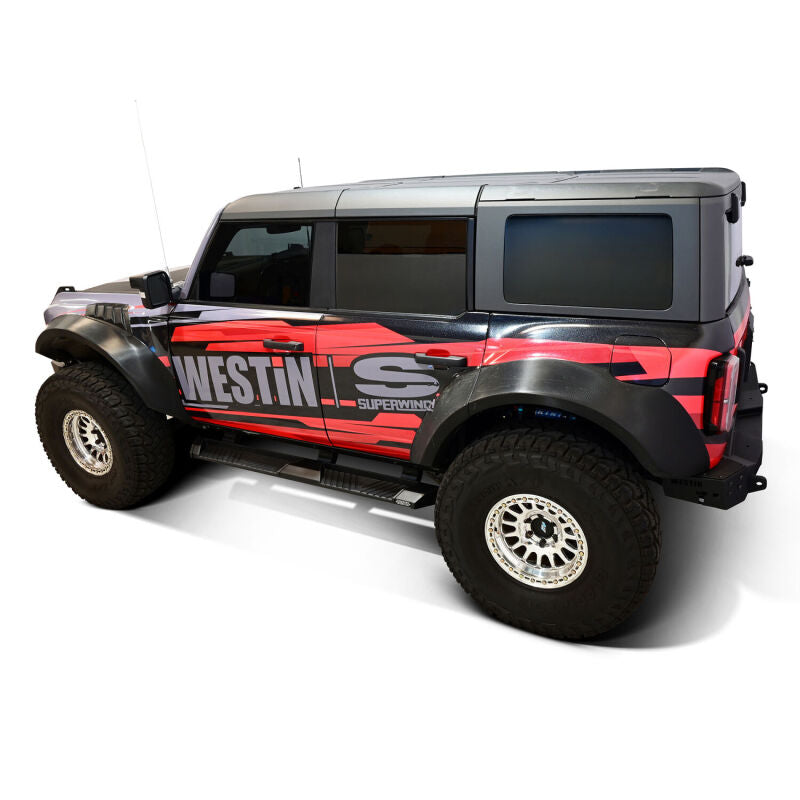 Westin 24-64195 AT6 Black Running Boards 21-25 Ford Bronco 4DR