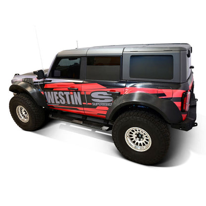 Westin 24-64195 AT6 Black Running Boards 21-25 Ford Bronco 4DR