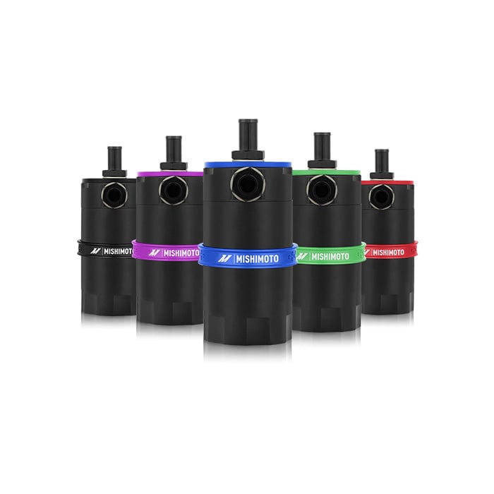 Mishimoto Baffled Oil Catch Can, Purple