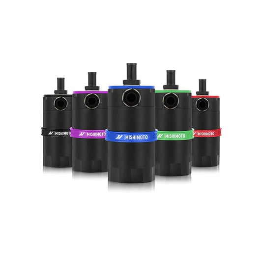 Mishimoto Baffled Oil Catch Can, Purple