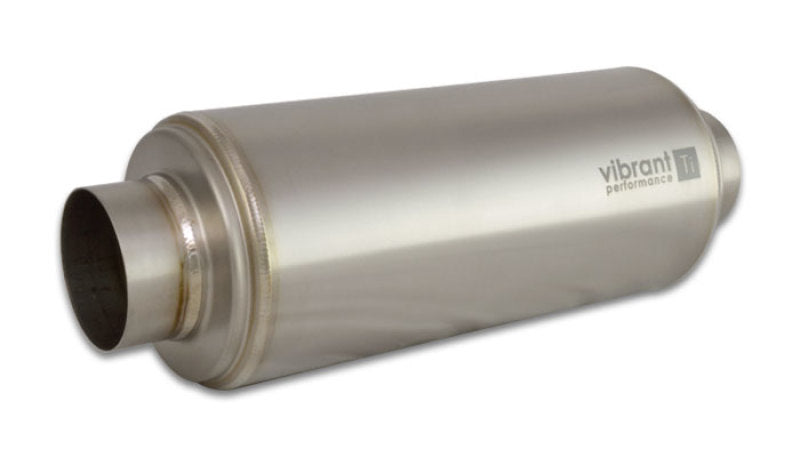 Vibrant 17540 Titanium Resonator 4in Inlet/Outlet 16in Long