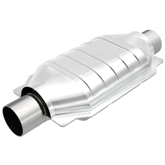 MagnaFlow 51556 Univ 2.5in Inlet/Outlet Center/Center Oval 12in Body