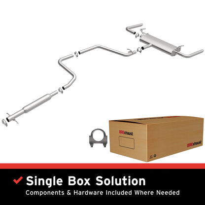 BRExhaust 2008-2012 Chevrolet Malibu 3.6L Direct-Fit Replacement Exhaust System