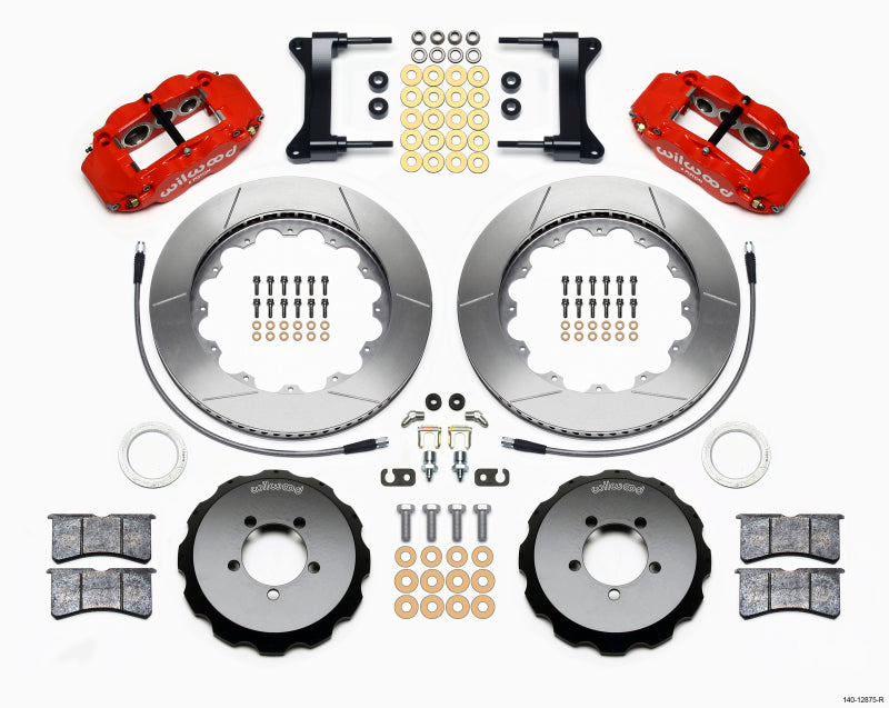 Wilwood Narrow Superlite 6R Front Hat Kit | Subaru WRX (99-12) w/ Lines (140-12875-R)