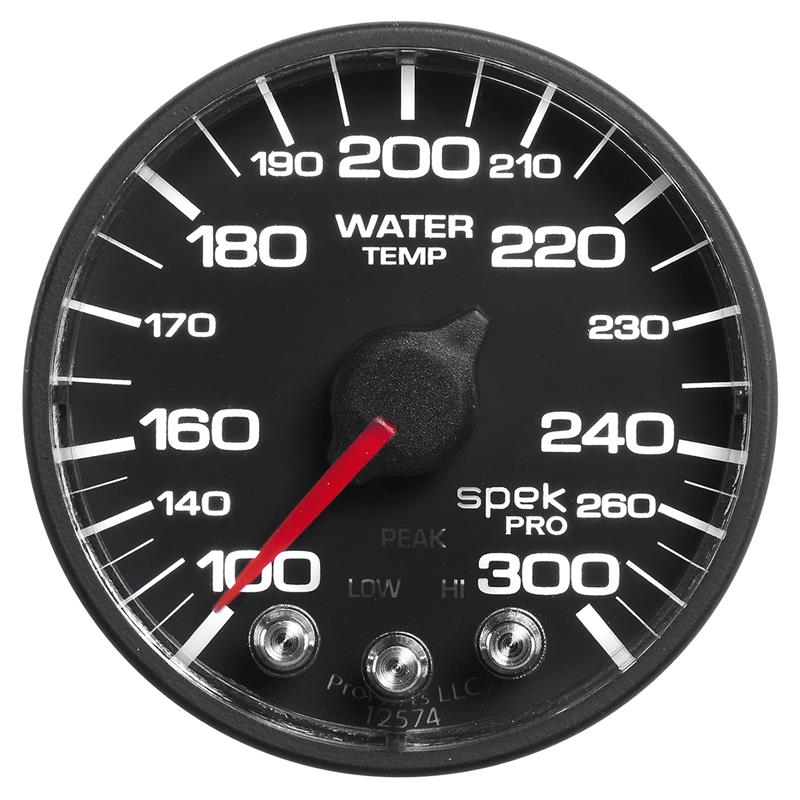 Autometer Spek-Pro 2 & 1/16" Water Temp Gauge 100-300F