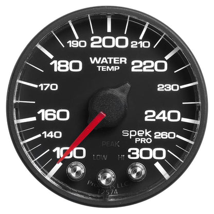 Autometer Spek-Pro 2 & 1/16" Water Temp Gauge 100-300F