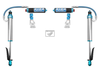 King Shocks 2.5 Performance Adjustable Shocks Set - 2024-2026 Toyota Tacoma 4WD