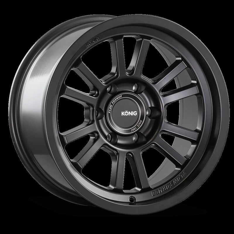 Konig HT1 Matte Black | 18x9" +0mm | 5x127mm Wheel