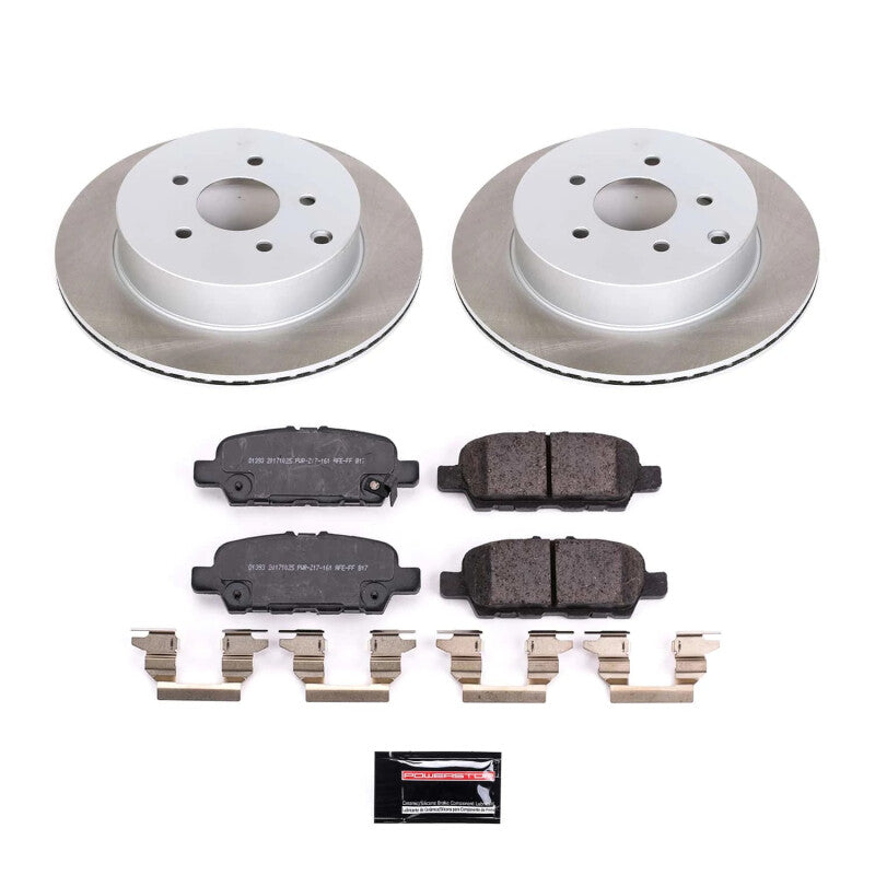 PowerStop 14-17 Infiniti QX70 Rear Semi-Coated Rotor Kit (SC8021)
