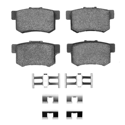 R1 TSX Rear Semi-Met Pads & Hardware | Acura 87-22 (2311-0537-01)