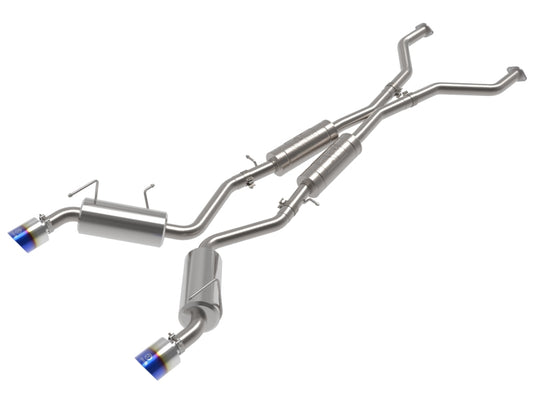 aFe Takeda Blue Flame Tip Cat-Back Exhaust System | Nissan 370Z (09-20) (49-36139-L)