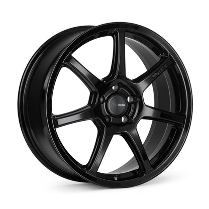 (set of 4) Enkei Imola2 Gloss Black | 18x8" +35mm | 5x114.3mm Wheels
