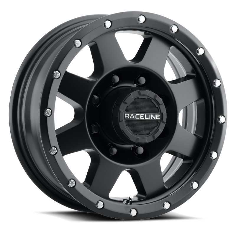 Raceline 935 Defender Satin Black | 14x6" +0mm | 5x114.3mm Wheel