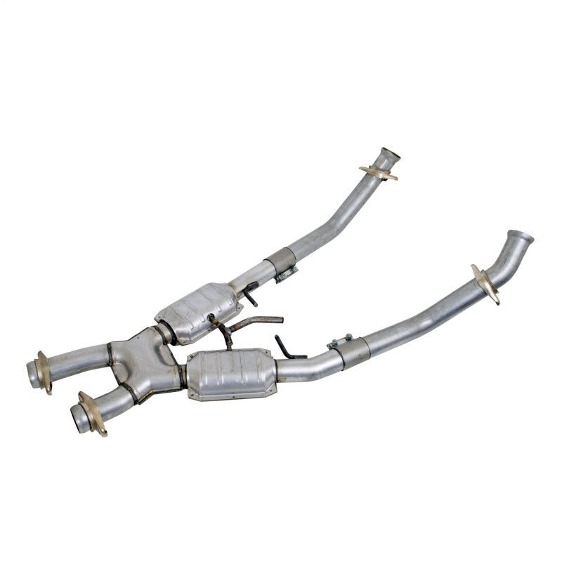 BBK High Flow X Pipe w/ Catalytic Converters | Mustang 5.0 (79-93) (1662)