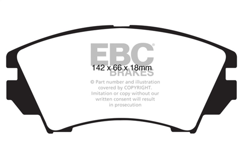 EBC Greenstuff Front Brake Pads | 10+ Buick Allure (Canada) 3.0