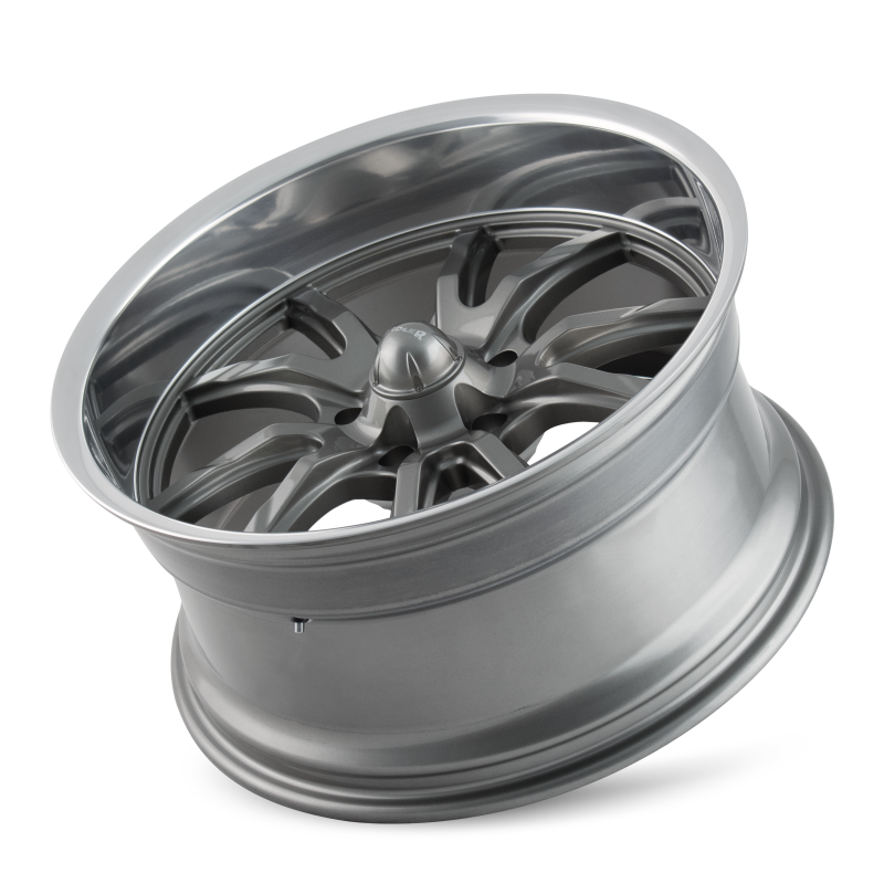 Ridler Wheels 650 Gloss Grey Polished | 20x10" +0mm | 5x127mm Wheel