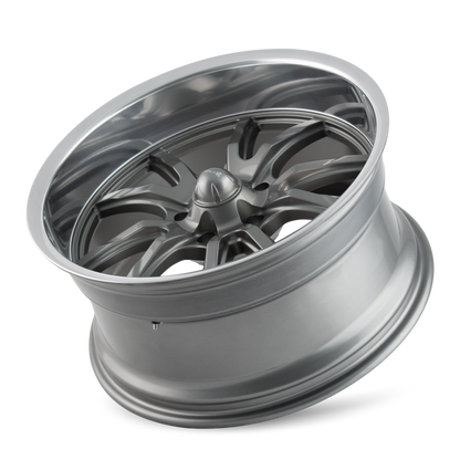 (set of 4) Ridler Wheels 650 Gloss Grey Polished | 20x10" +0mm | 5x127mm Wheels